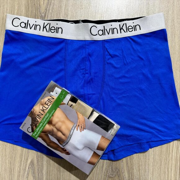 Calvin Klein Men’s Microfiber Boxer Briefs | 3-Pack Underwear | Assorted Colors - Picture 2 of 7